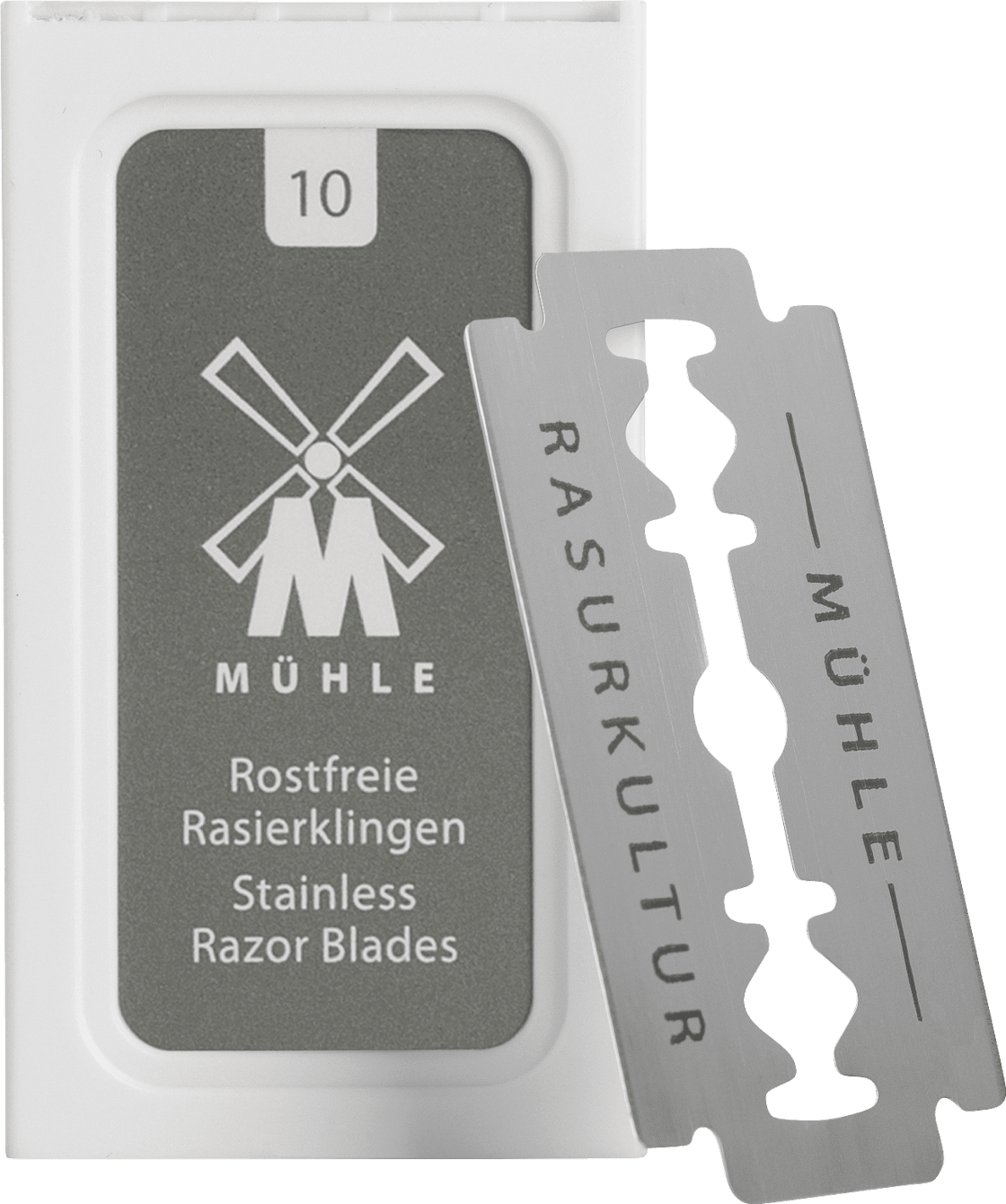 Muhle Razor Blades For Safety Razor, 10 Ea