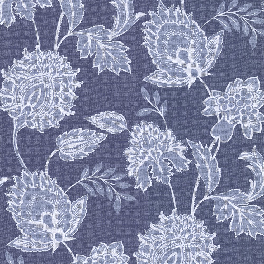 Eijffinger Danfi Jacobeans 353075 Wallpaper Blue