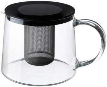 2 XIKEA RIKLIG Teapot, Glass 1.5 L