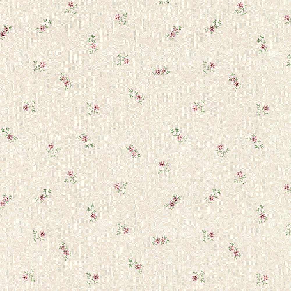 Pp27837  Pretty Drucke 4 Polka Blumen Beige Tapete Pink Galerie