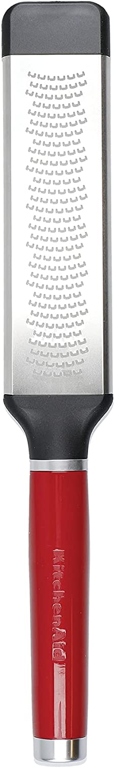 Kitchenaid Cheese Graters 2 SIDED ETCHED Stainless Steel With Fine Grating Holes - Empire Red