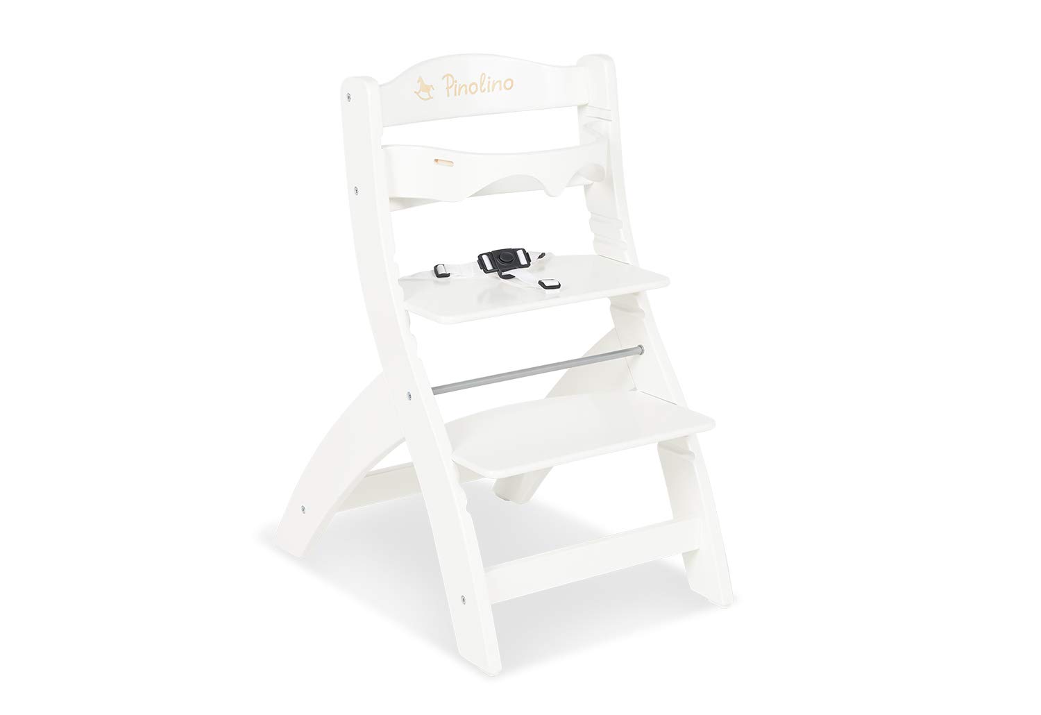 Pinolino Thilo 155402F Staircase Chair With Logo Painted White Grey