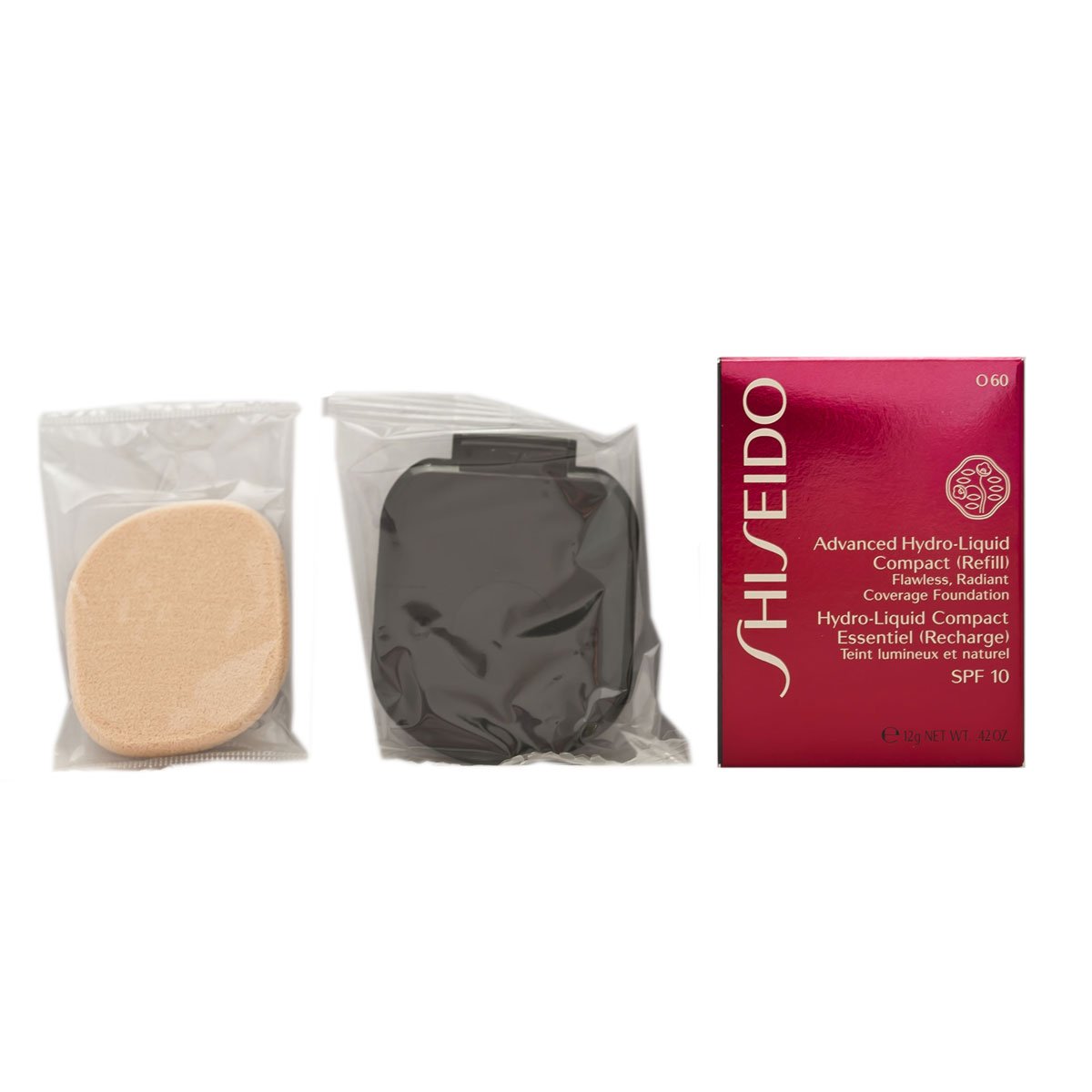 Shiseido Foundation Advanced Hydro-Liquid Compact Refill O60 Natural Deep Ochre 12g, ‎natural