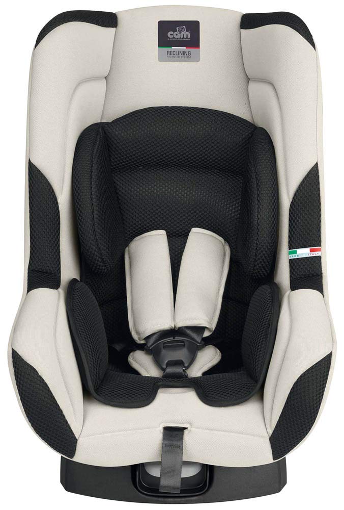 CAM Il Mondo del Bambino - art.S139/T212 - Car Seat Gara 0.1 - Made in Italy - Perfect from 0 to 18 kg - Beige