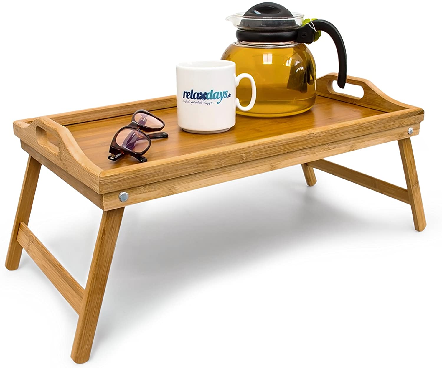Bamboo Foldable Bed Tray 50 x 30 cm