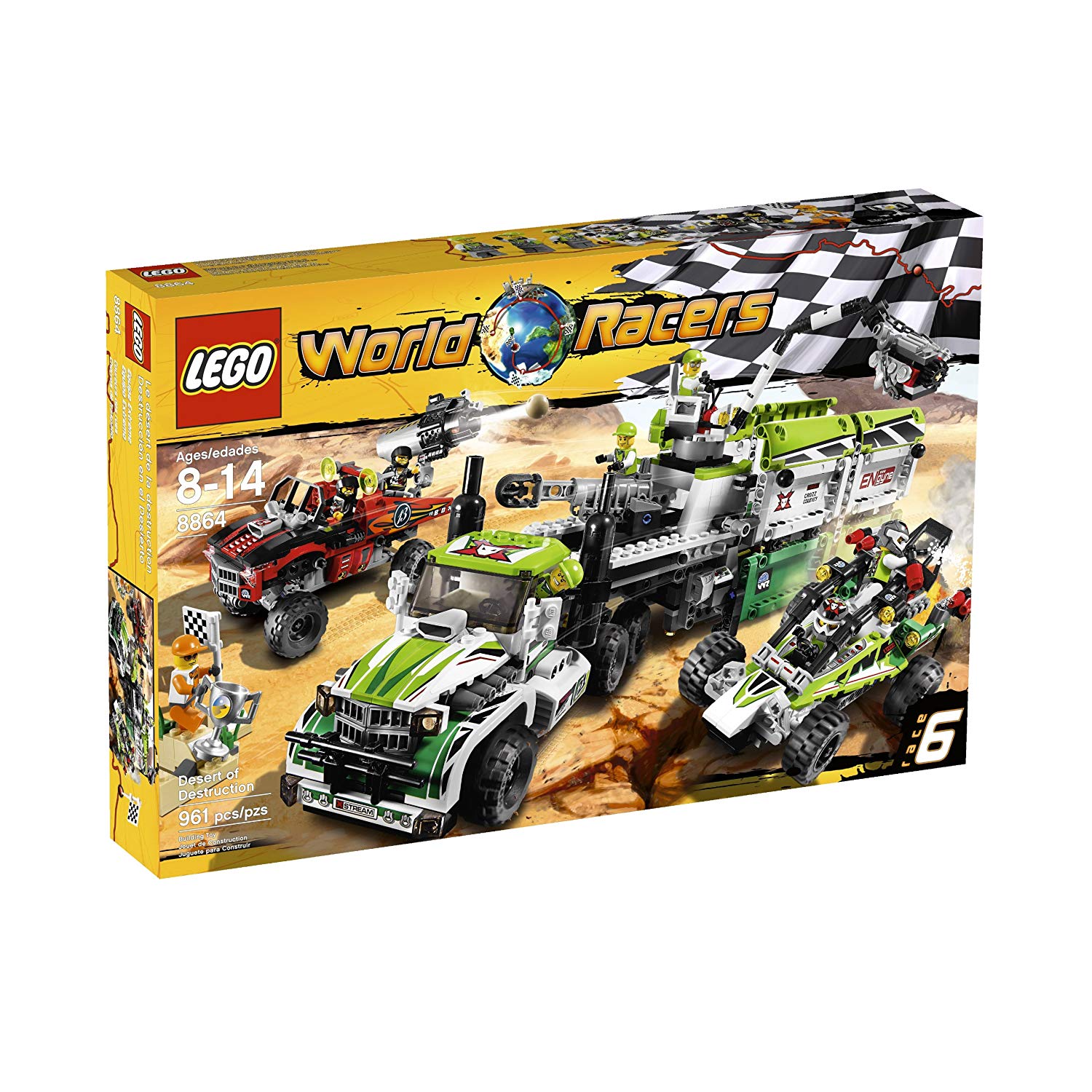 Lego World Racers 8864 Desert Of Destruction