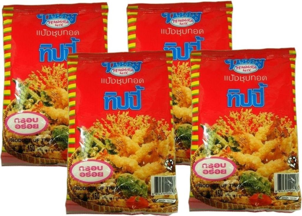 [ 4x 150g ] TIPPY Tempura Mix / Tempura Flour / Breadcrumbs