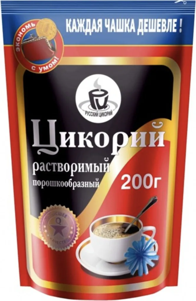 4x chicory “Russian chicory” 200g Natural roasted chicory