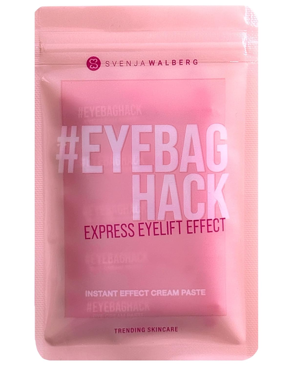 EYEBAGHACK Express Eyelift Effect Against Bags & Wrinkles - Visibly Smooth Eyes in 2 Minutes - Invisible Flex Film Technology for up to 10 Hours Effect - 5 x Resealable Mini Tubes