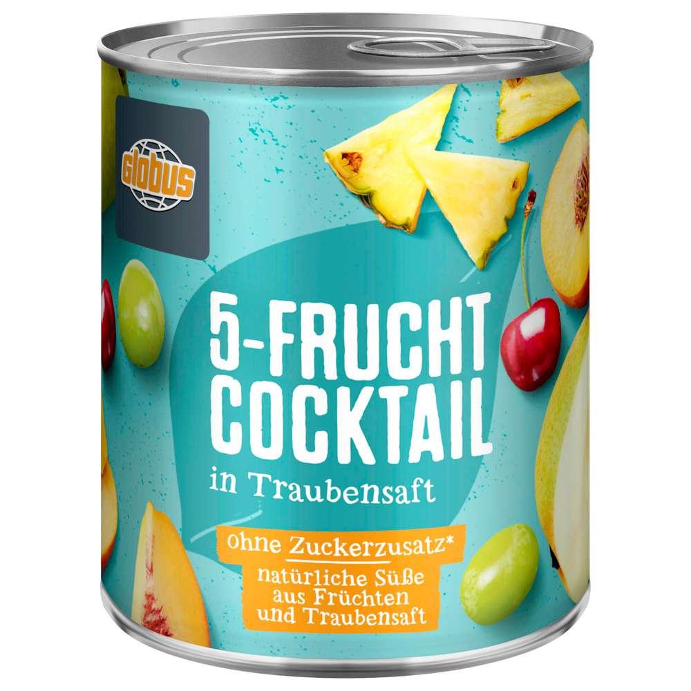 5-fruit cocktail in grape juice