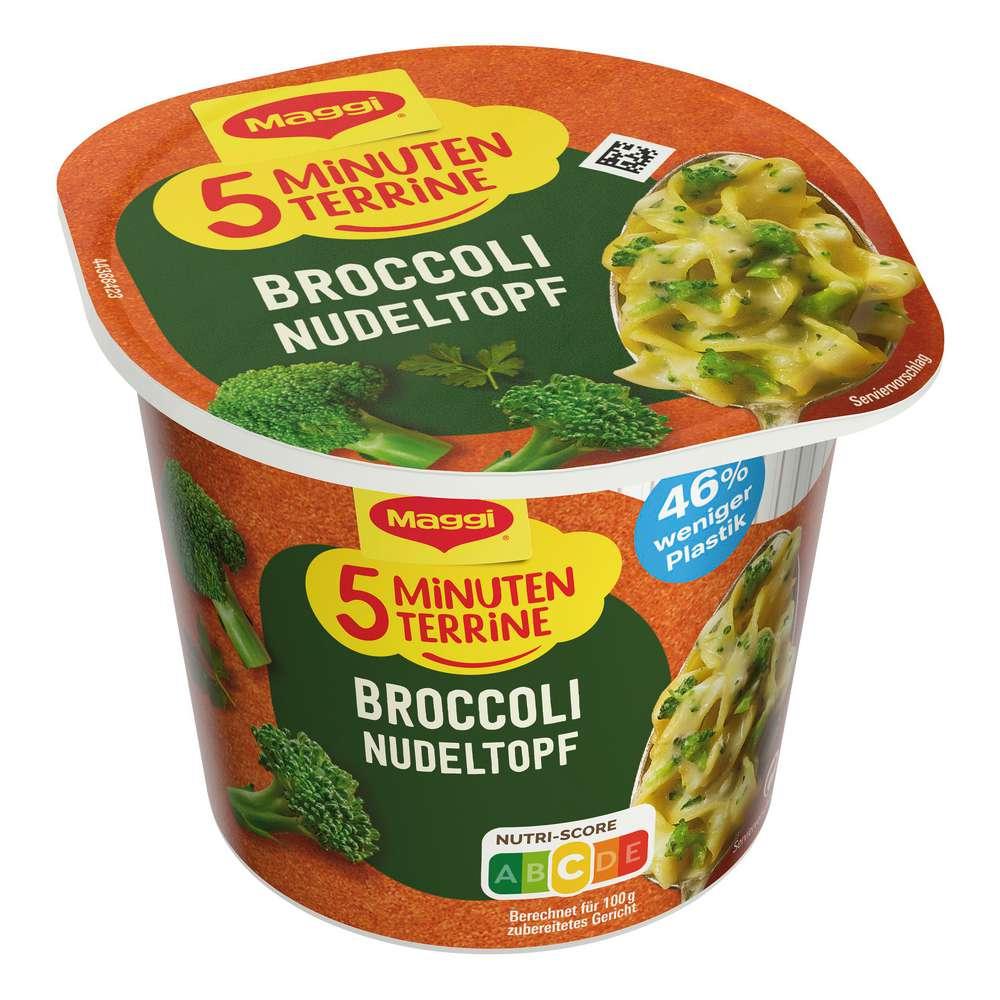 5 minute terrine, broccoli pasta pot