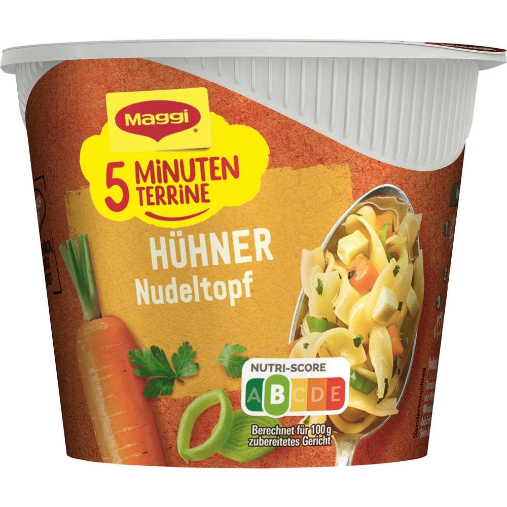 5 minute terrine, chicken noodle pot