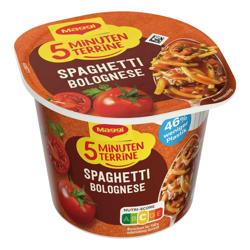 5 minute terrine, spaghetti bolognese