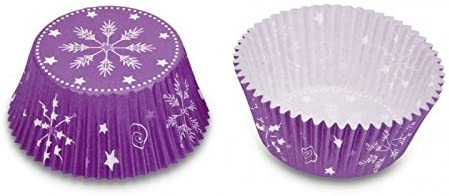 Staedter 50 Maxi-Muffin Paper Cases with Snowflake Winter