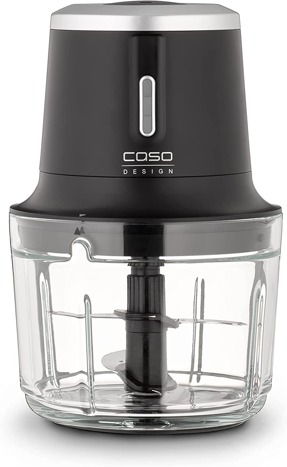 CASO Chop & Go - Wireless Design Multi Chopper with 4 Stainless Steel Blades, Flexible and Ready to Use Anywhere, Up to 60 Minutes Runtime, 2300 RPM, Versatile Accessories