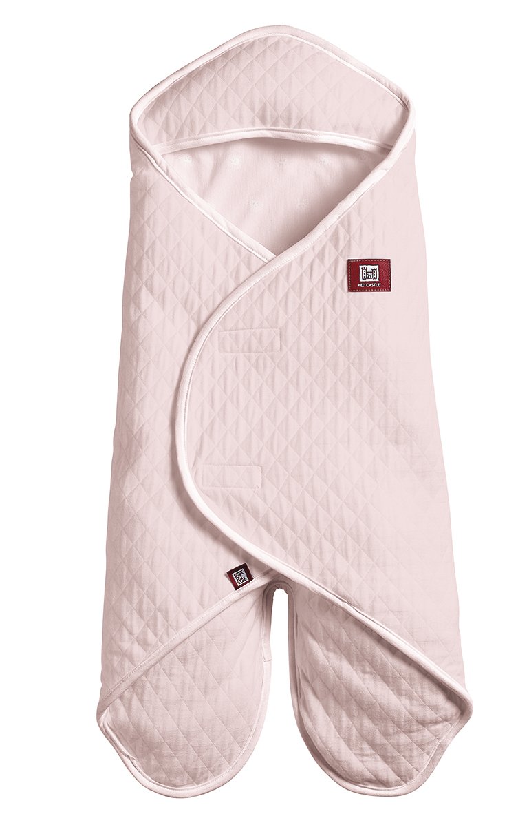 Red Castle - Baby Nomade, Swaddling Cloth, Lightweight Cotton Blanket, 0-6 Months, Pastel Pink