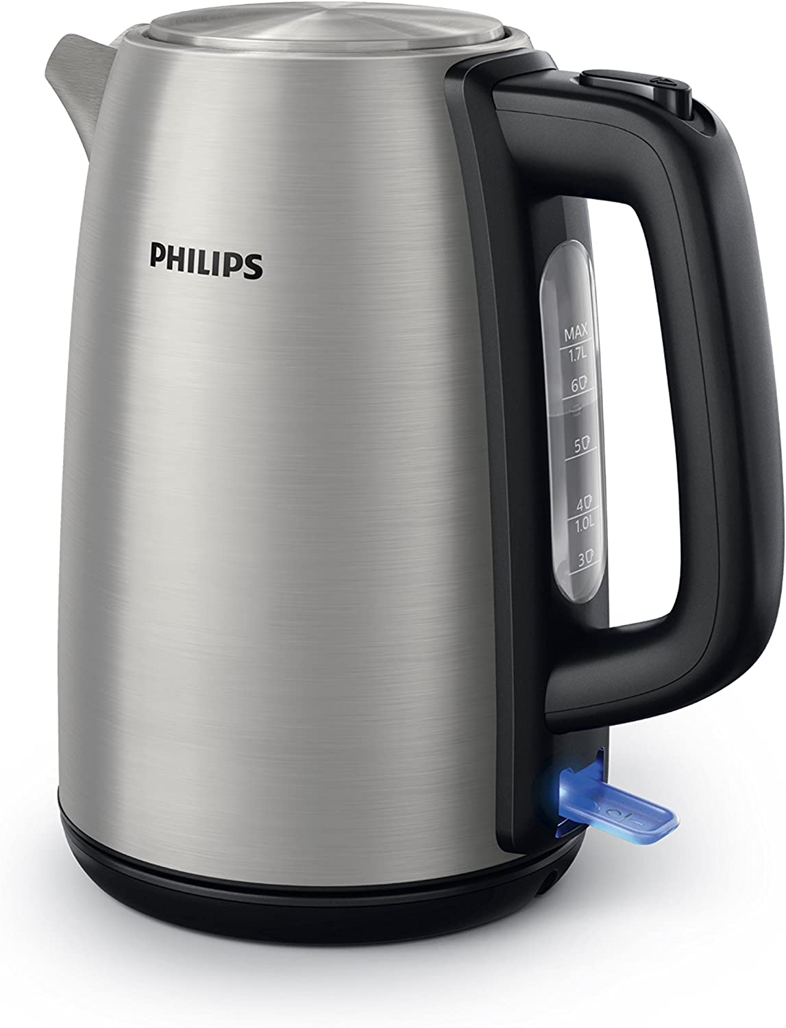 Philips Domestic Appliances Philips Daily Collection HD9351/90 Electric Kettle, 1.7 L, 2200 W, Stainless Steel, Polypropylene (PP), Water Level Indicator, Wireless