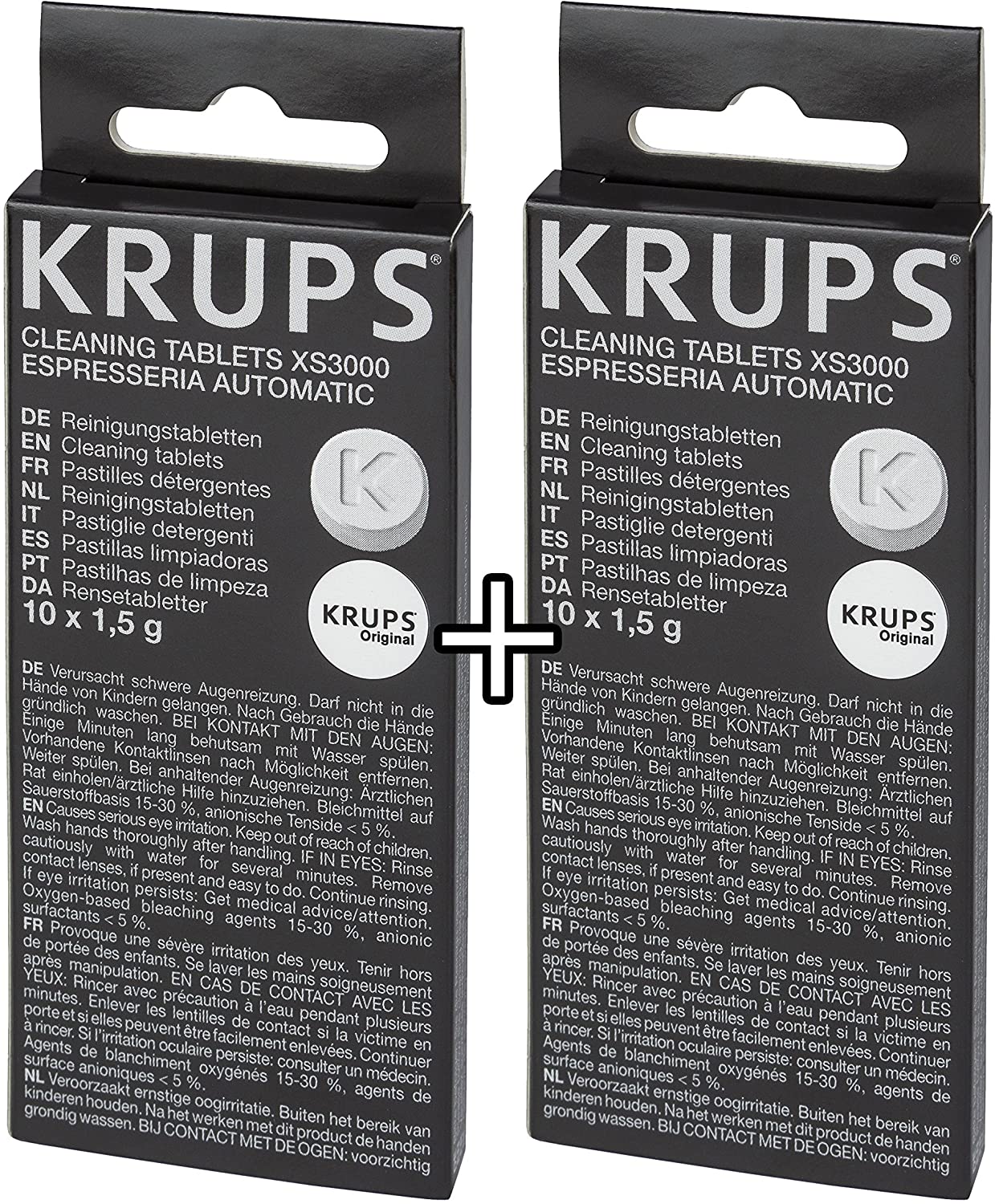 Krups XS3000 cleaning tablets (pack of 2)