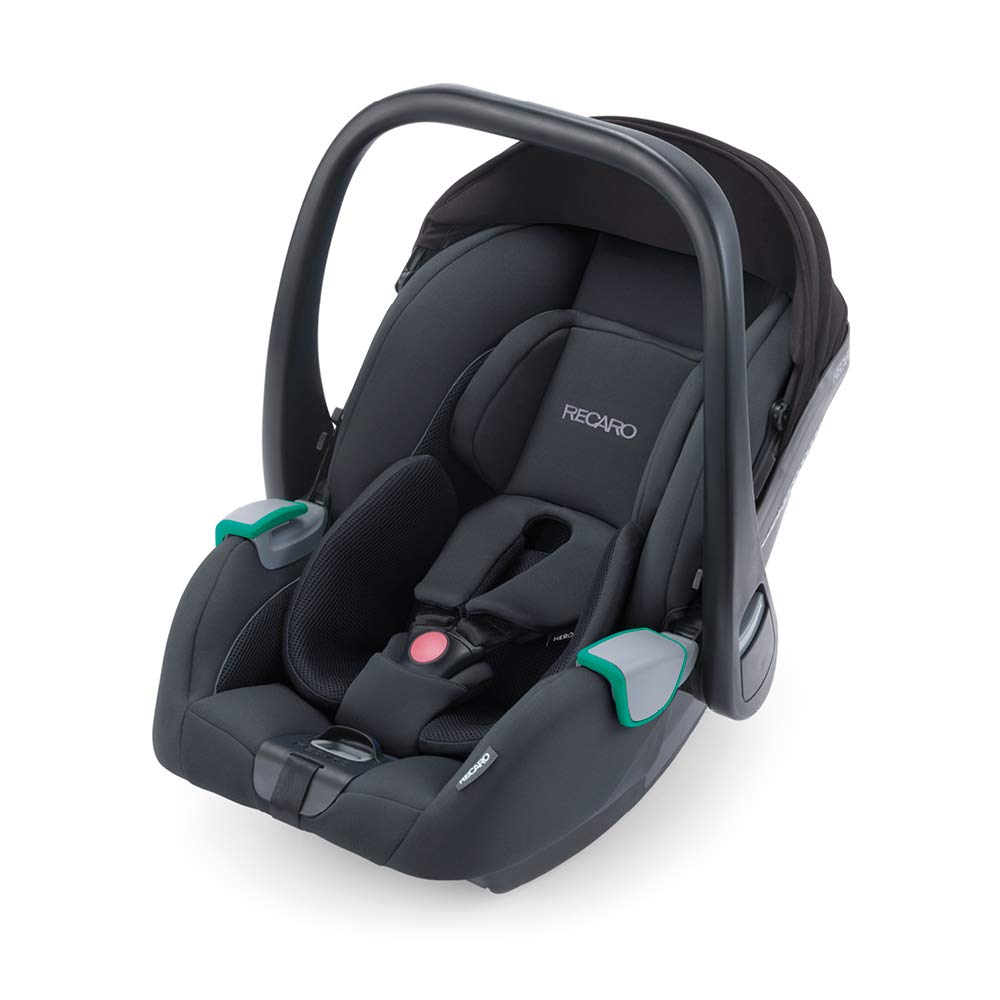 RECARO Kids, Avan, i-Size 40-83 cm, Baby Seat 0-13 kg, Compatible with Avan/Kio Base (i-Size), Use with Pram, Easy Installation, High Safety, Select Night Black