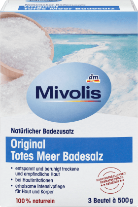 Mivolis Original Dead Sea Bath Salt, 1.5 kg