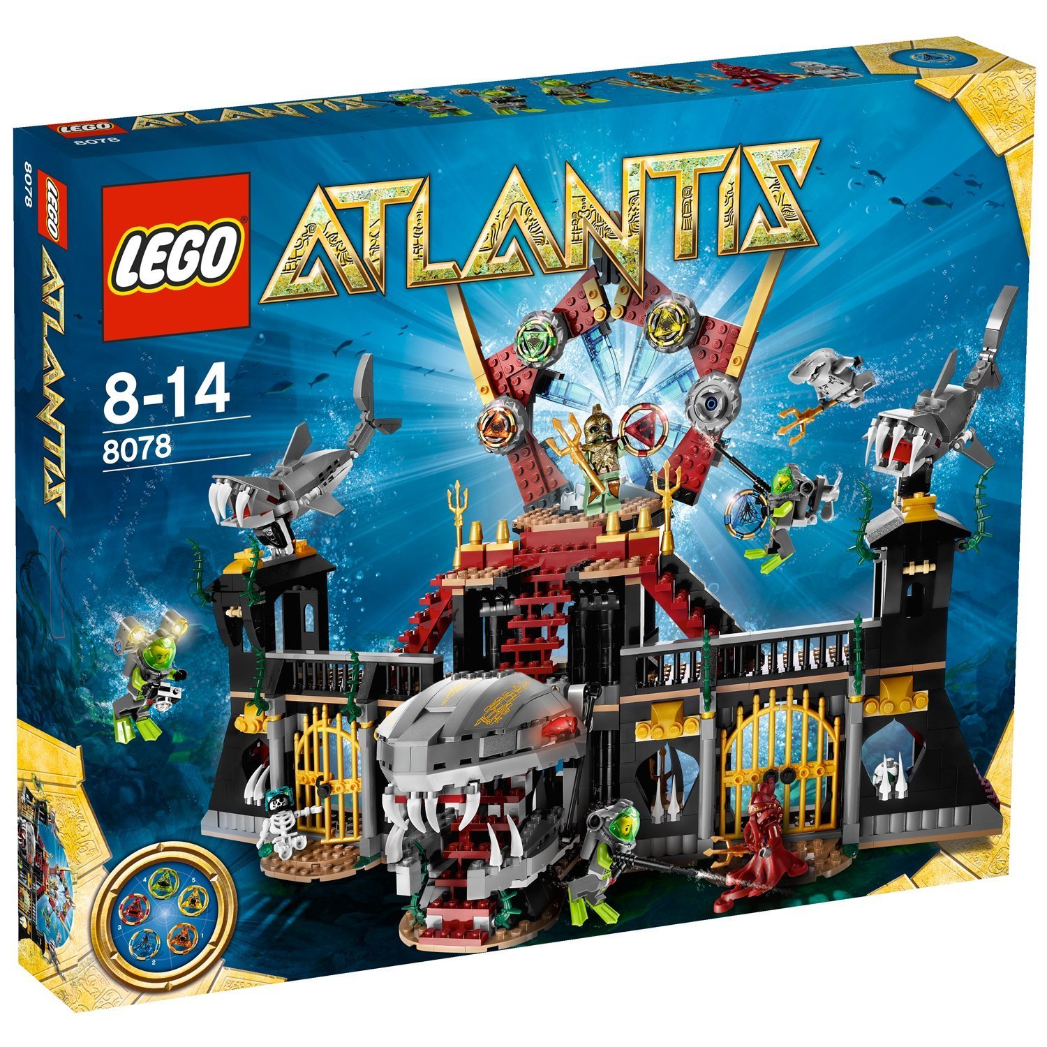 Lego Atlantis 8078 Large Shark Festiture