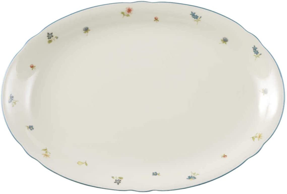 Seltmann Weiden Marie Luise 001.294554 Oval Plate/Serving Plate, Diameter 35 cm
