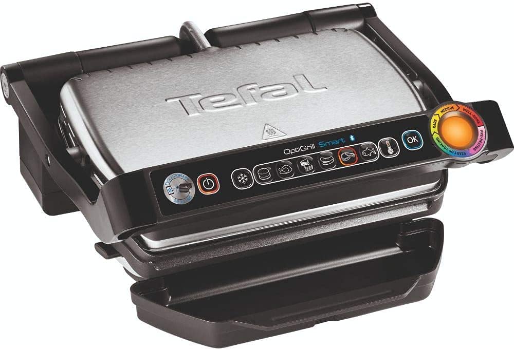 Tefal GC730D OptiGrill+ Smart Contact Grill with App Control Automatic Temp