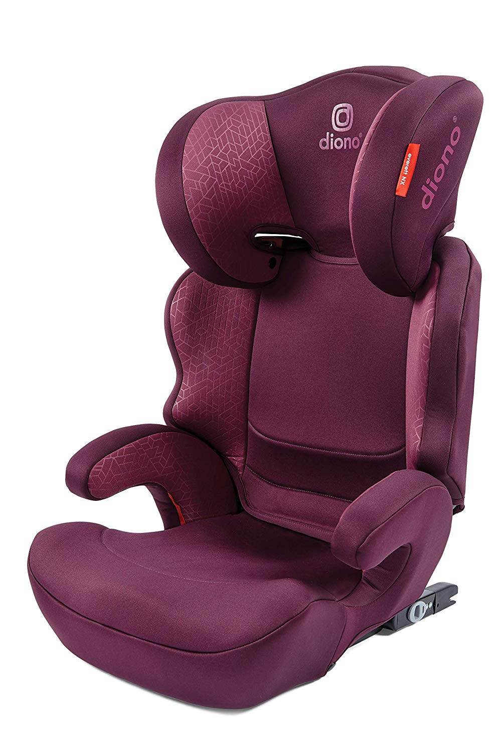 Diono Everett NXT Firm Extendable High Back Seat Adjustable Headrest with 7 Positions Group 2/3 (15-36 kg and up to 160 cm Height) 4-12 Years Plum