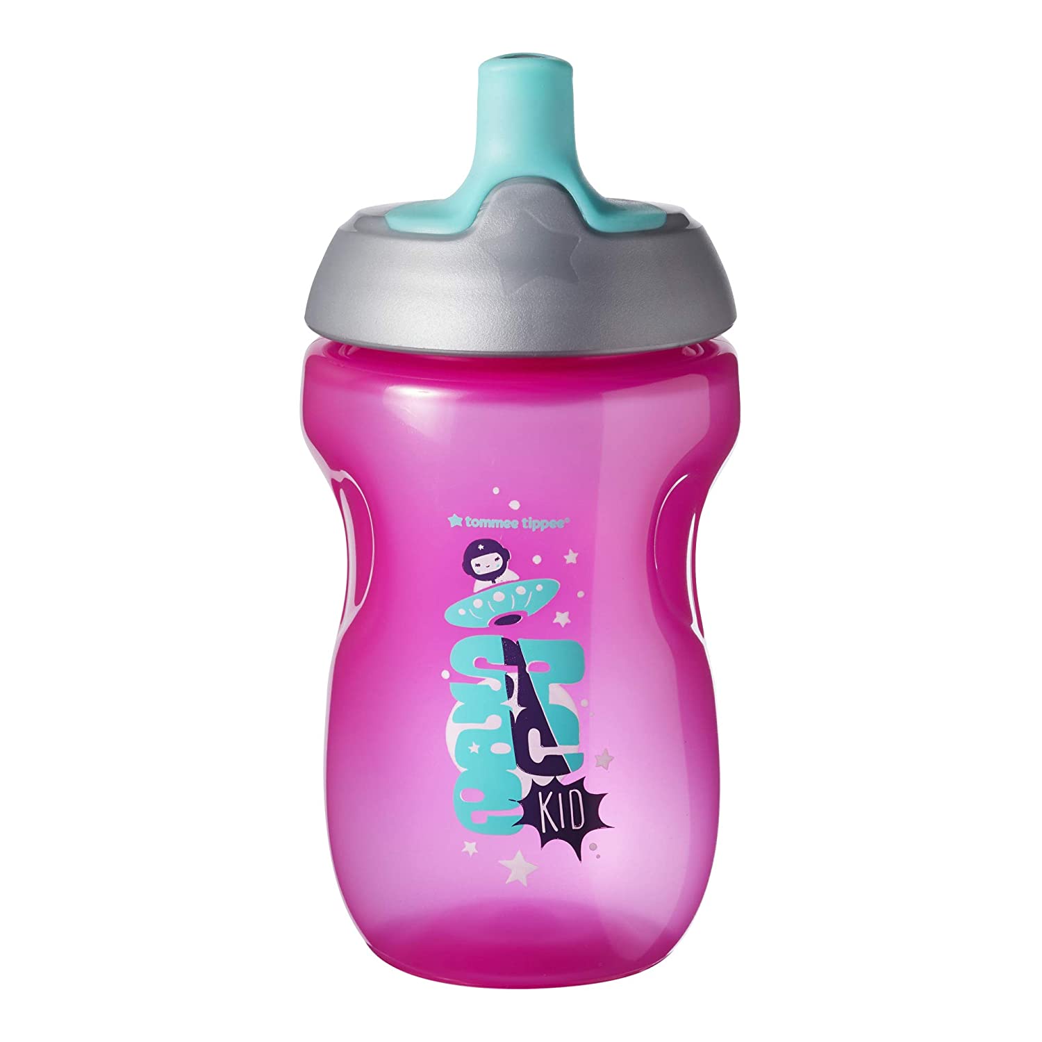 Tommee Tippee Active Sports Bottle Leak Proof 12+ Months BPA Free Pink