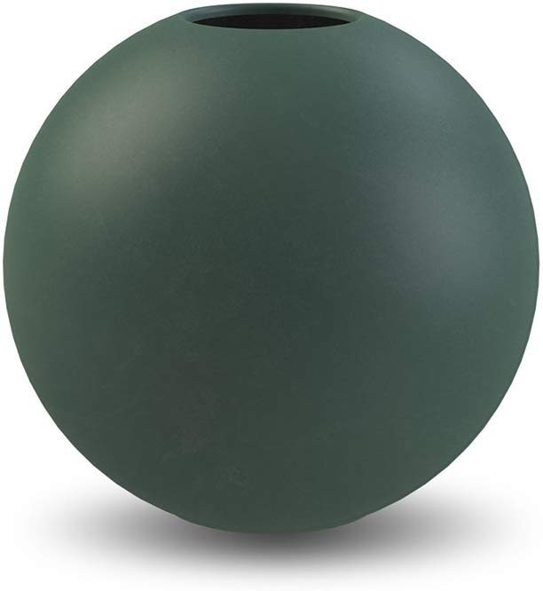 Cooee Design Cooee – Ball Vase – Dark Green – Ceramic – Ø 8 Cm
