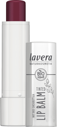 lavera Lip Balm Tinted Lip Balm -Deep Plum 04-, 4.5 g
