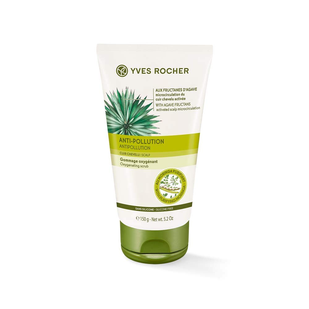 Yves Rocher Plant Care Hair Exfoliating Anti-Pollution for a Healthy Scalp 1 x Tube 150 ml