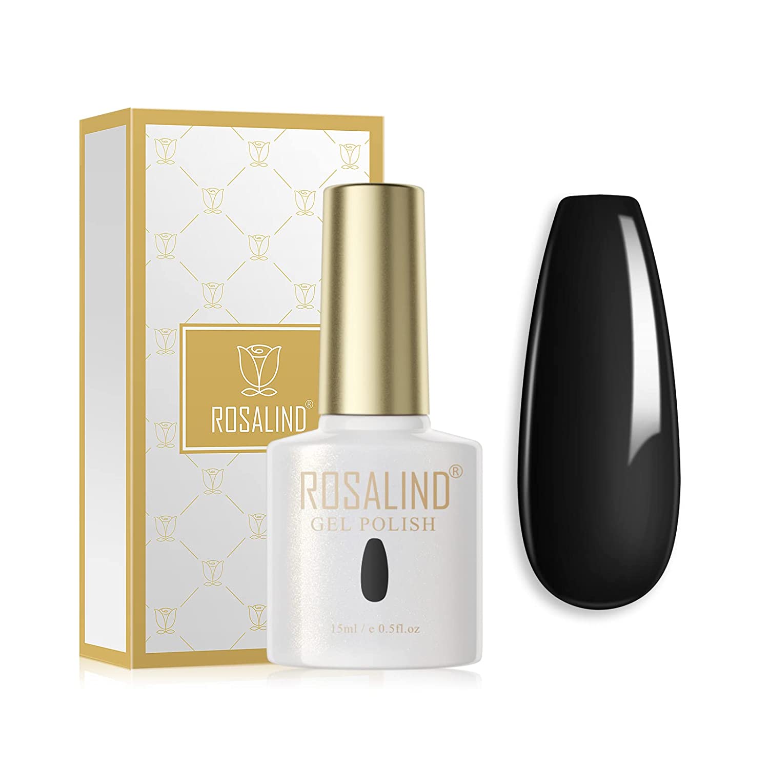 ROSALIND UV Nail Polish Red Gel Nail Polish 15 ml Soak Off Nail Gel Polish , ‎05