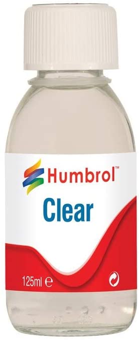 Humbrol 125ml Thin Clear Varnish Bottle