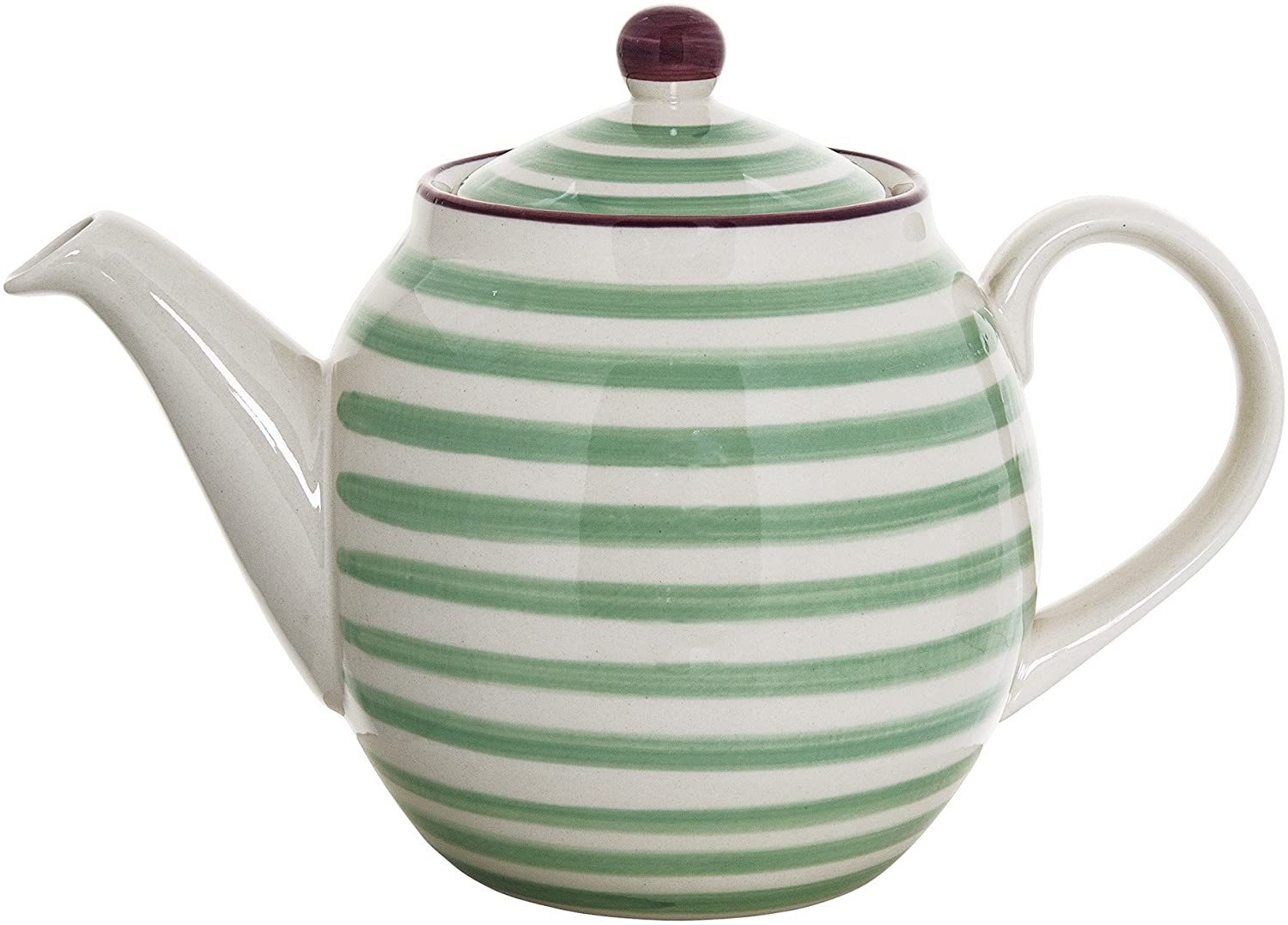 Bloomingville Patrizia Green Ceramic Teapot