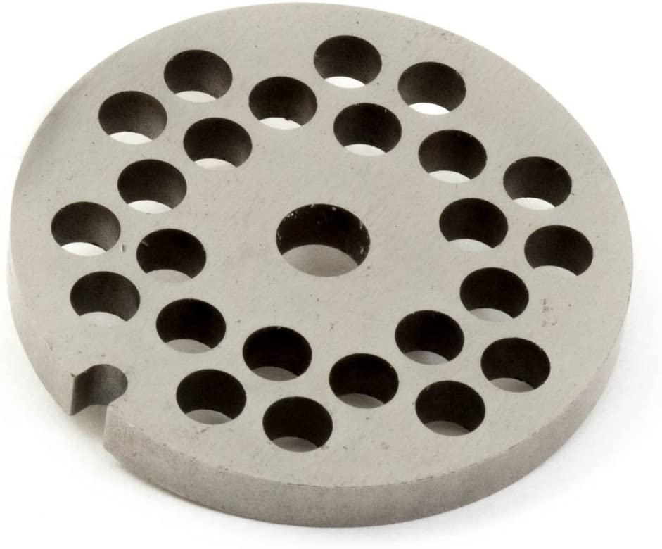 A.J.S. Unger Enterprise Perforated Disc for Mincer No. 5 / Diameter 6 mm Mesh Wolf Disc Replacement Plate Size 5/6 mm Perforated Disc Set Food Processor