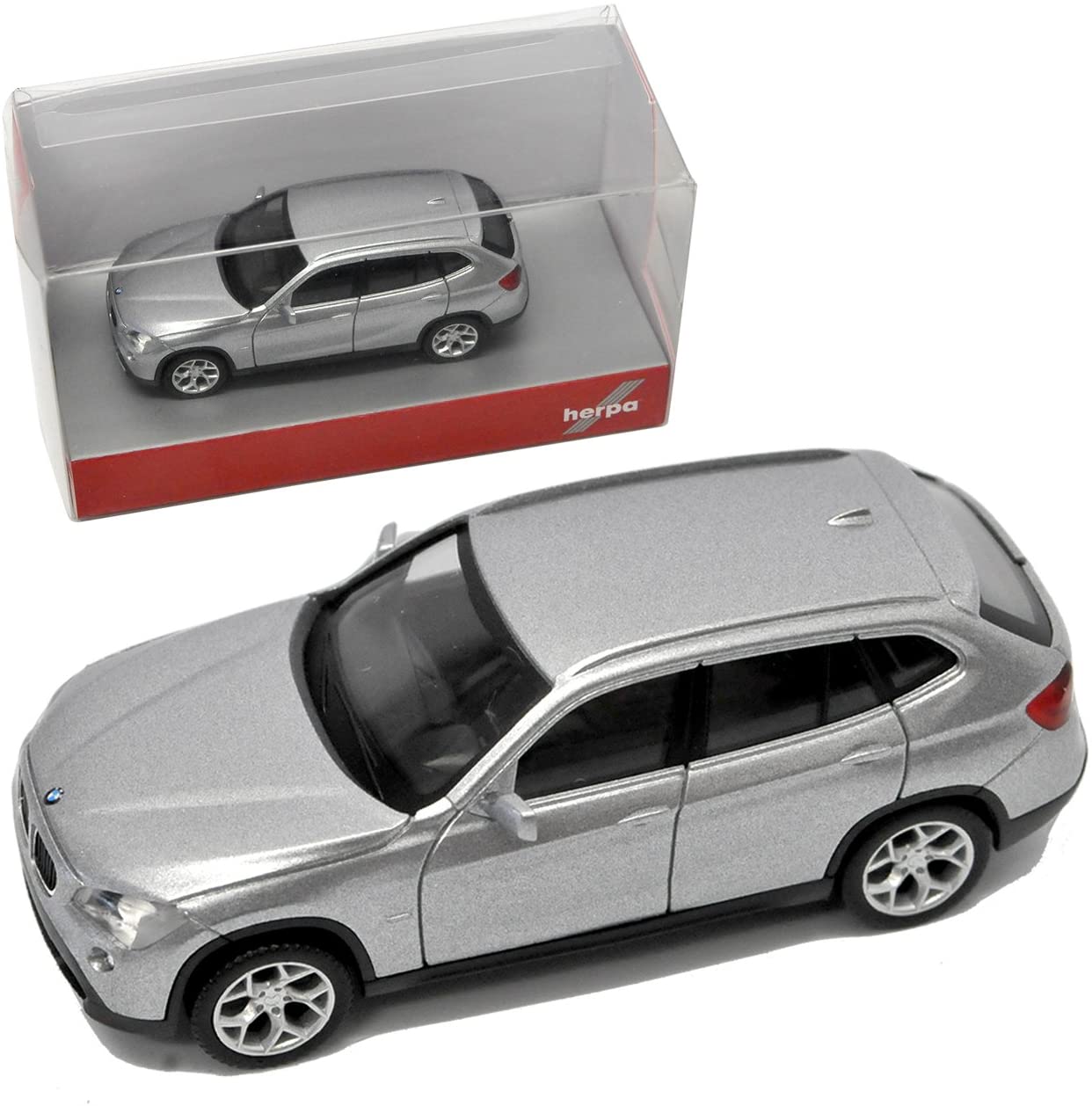 HERPA B-M-W Unknown B-M-W X1 E84 Suv Glacier Silver 1St Generation 2009-2015 H0 1/87 He