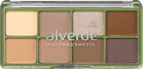 alverde NATURKOSMETIK Eyeshadow Palette 40 Caramel Favorites, 16 g