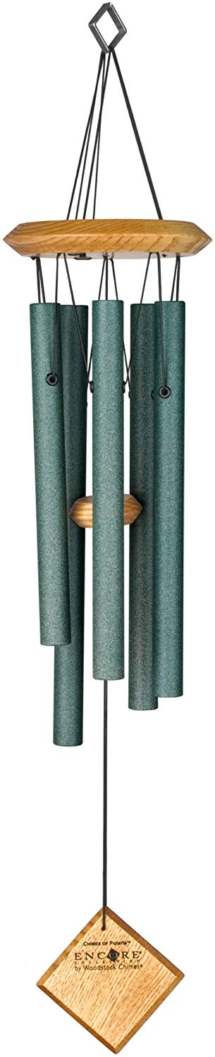 Woodstock Wind Chimes - Chimes Of Polaris Verdigris 22"[Garden Item]