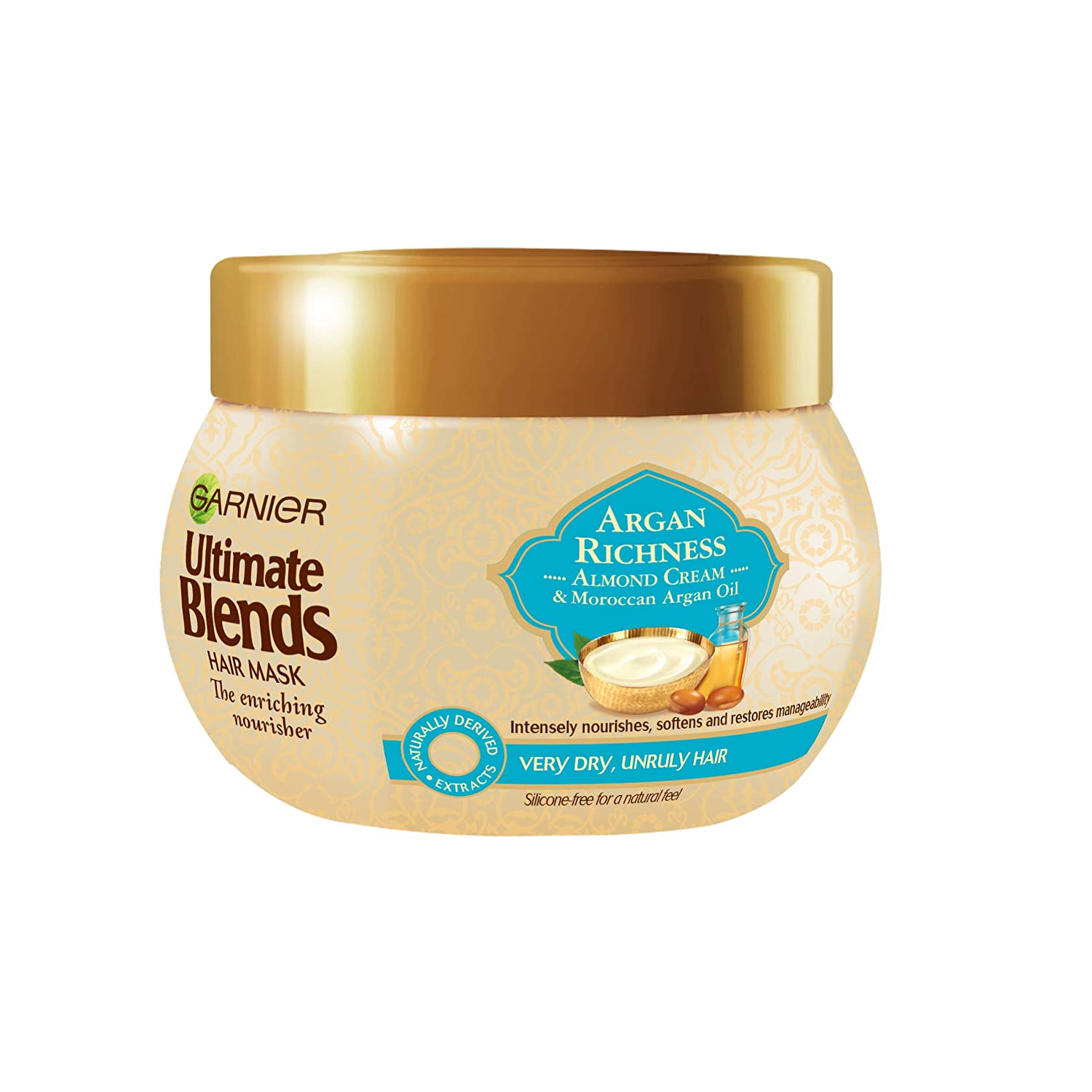 Garnier Ultimate Blends argan oil and almond hair treatment mask, 300 ml