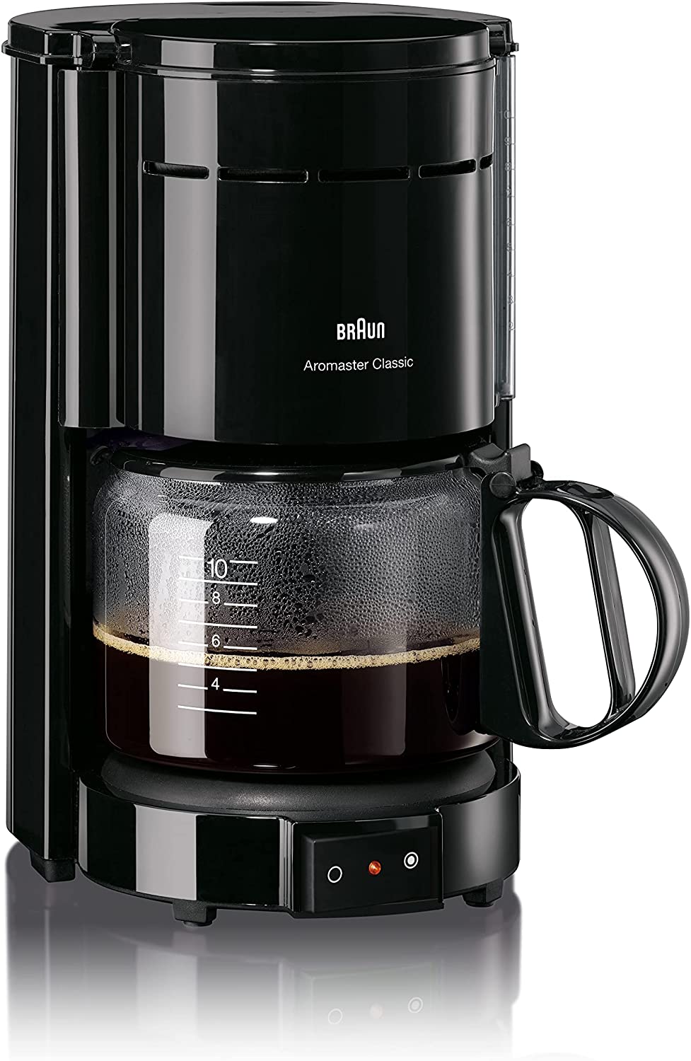 DeLonghi Braun automatic coffee maker Aromaster KF 47 plus - Black
