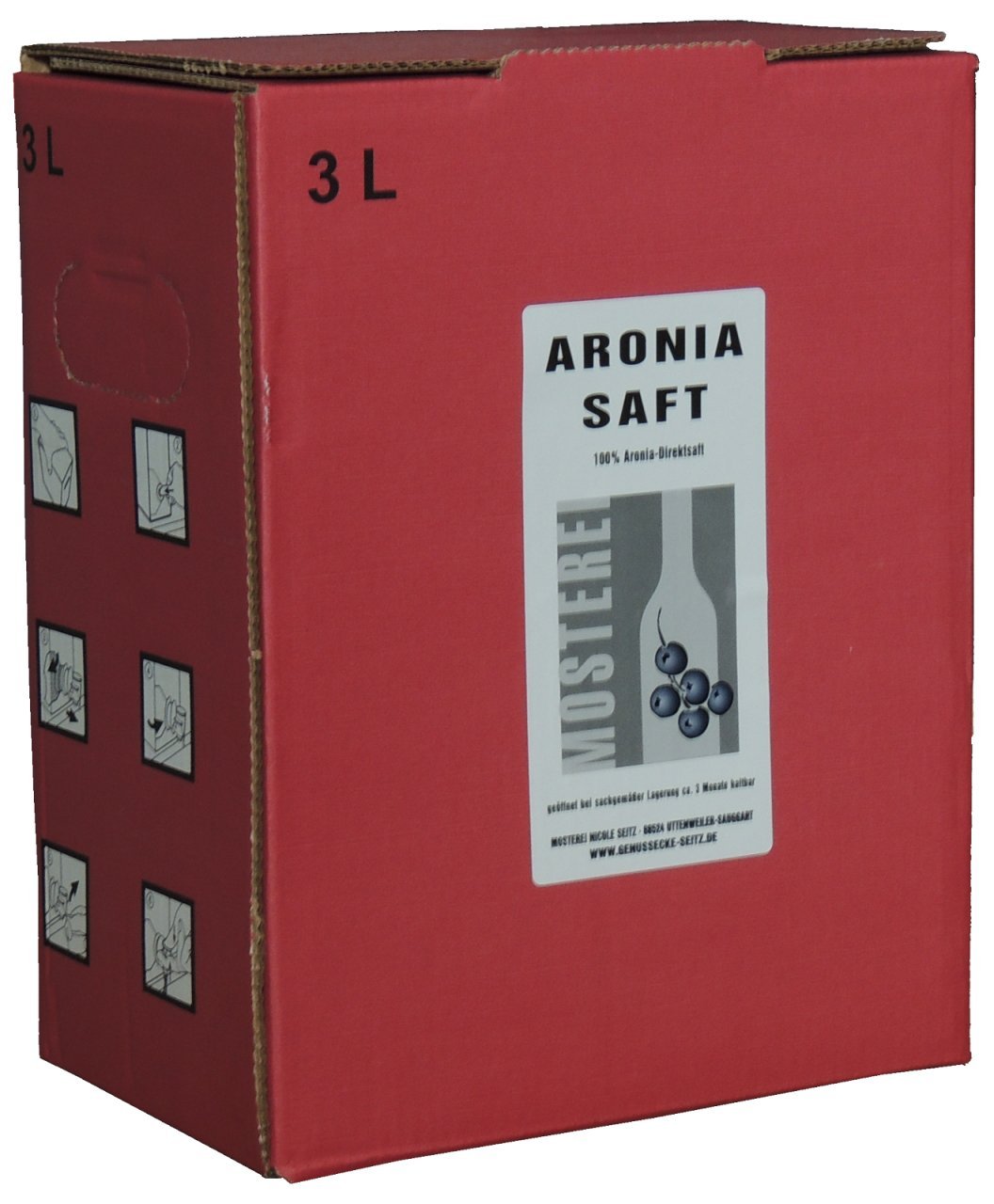 Aronia-Saft Direktsaft 2x 3L Bag in Box
