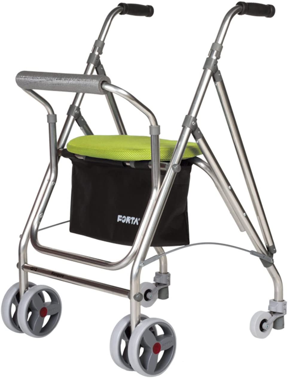 Forta fabricaciones Forta Herstellungen – 4 Wheeled Walker for Seniors Kanguro Forta Kanguro Green