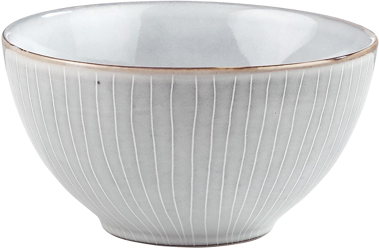BUTLERS Henley Bowl in Grey Diameter 17 cm - Bowl Made of Stoneware Salad Bowl, Cereal Bowl, Soup Bowl, Fruit Bowl