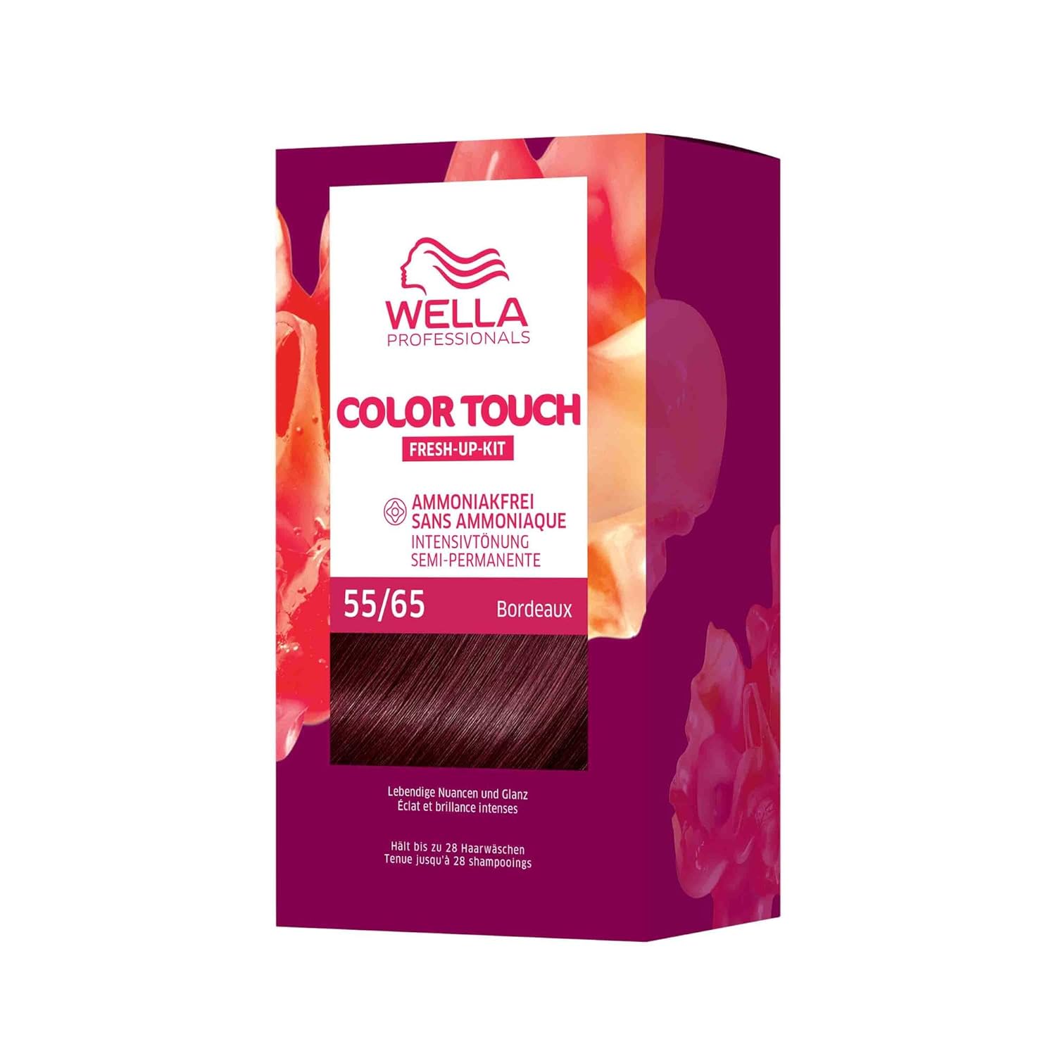 Wella Professionals Color Touch Semi -Permanent Hair Color Without Ammonia - Hair Dye for Color Restoration and Gray Hair Coverage - Root Kit Including Hair Mask