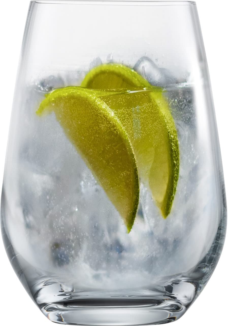 Schott Zwiesel Gin Tonic Vina 130003 Glasses Set of 4 Glass in Crystal Colour 9 cm x 9 cm x 12.7 cm