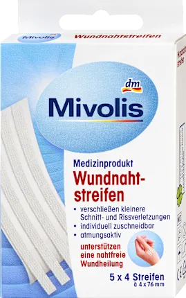 Wound suture strips, 20 pieces