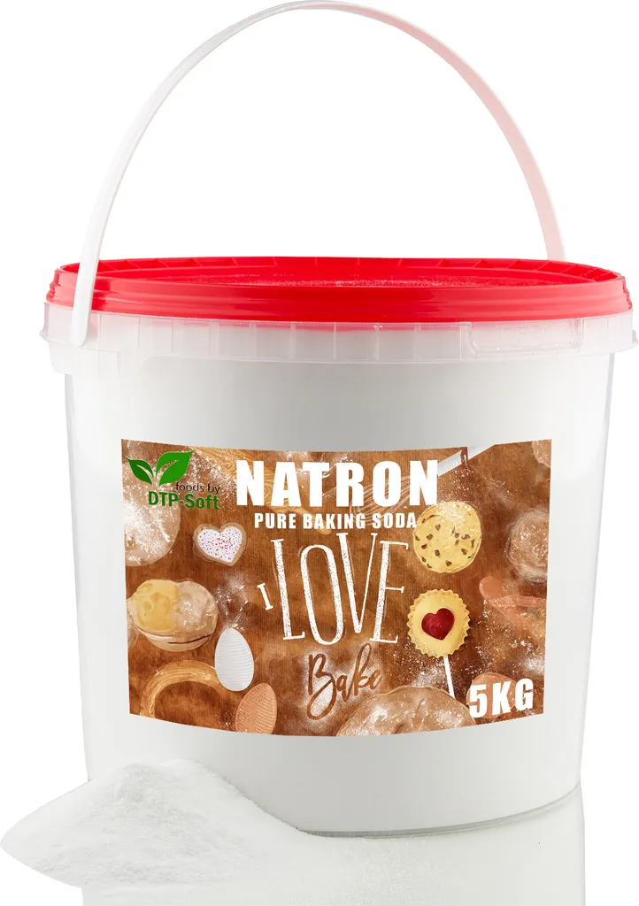 5kg Sodium Bicarbonate Baking Soda Sodium Salt| Baking Soda E500 in Bucket TOP 5000g