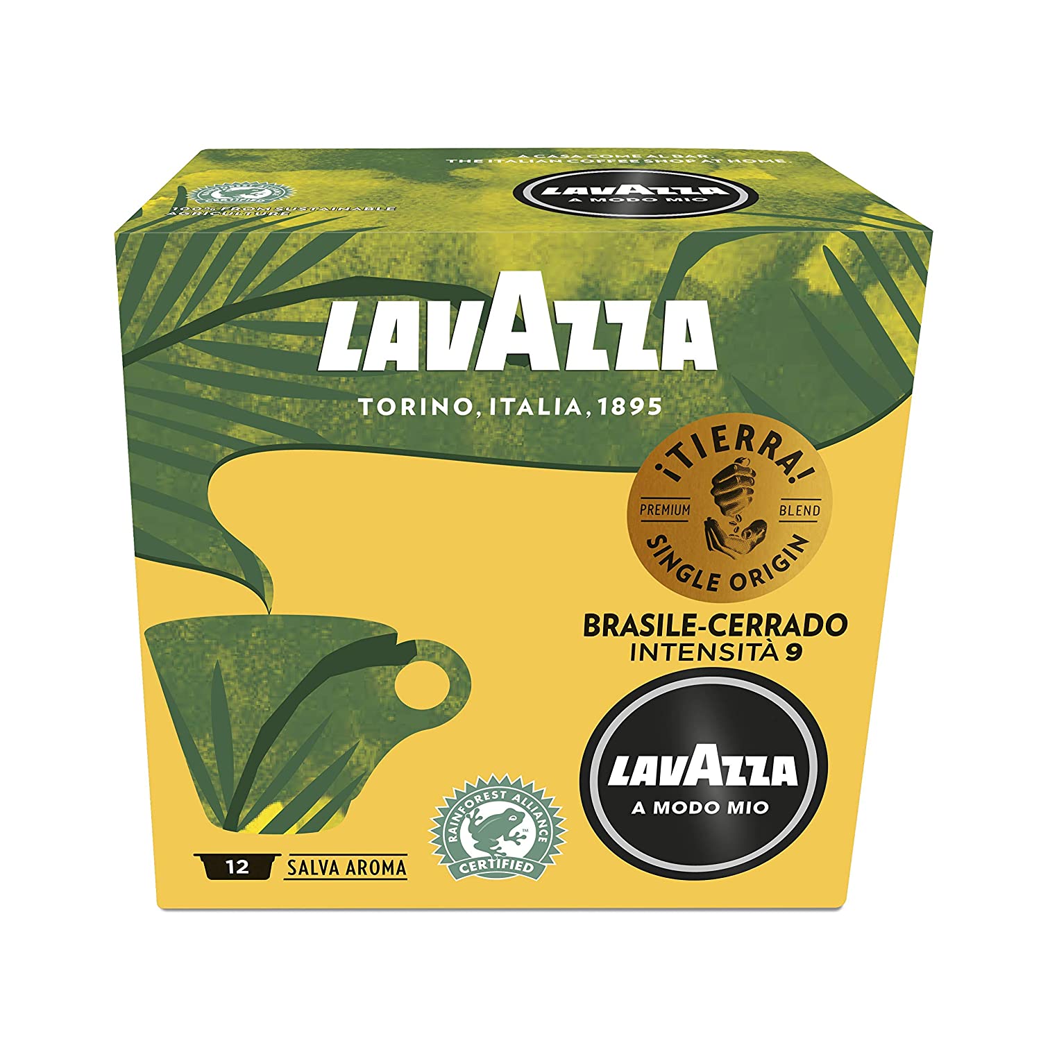 LAVAZZA A Modo Mio Espresso Brasile-Cerrado 12 Kapseln, 2er Pack (2 x 90 g)