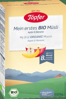 Cereal porridge \"My first organic muesli\" from the 8th month, 175 g
